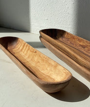 Load image into Gallery viewer, 12" Olive Wood Cracker Bowl