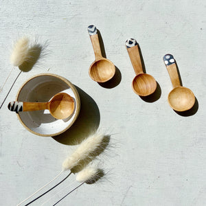 Olive Wood Salt Spoons