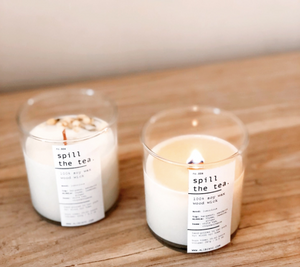 Spill the Tea | 100% Soy Wooden Wick Candle