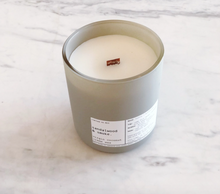 Load image into Gallery viewer, Sandalwood &amp; Smoke | Virgin Coconut Crème &amp; Wooden Wick Candle
