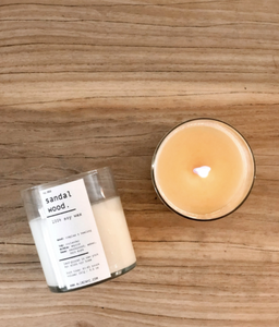 Sandalwood | 100% Soy Wooden Wick Candle